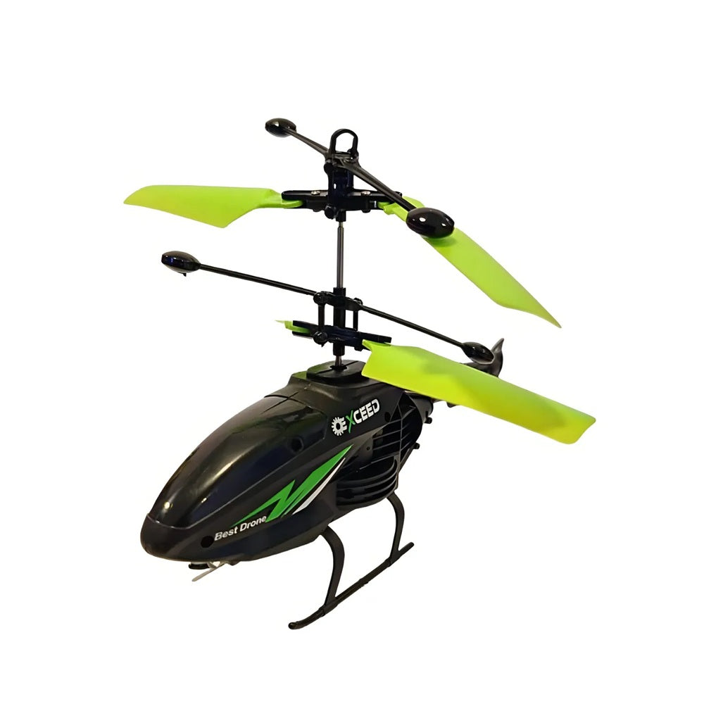 Mini Helicóptero De Inducción Con Control De Reloj