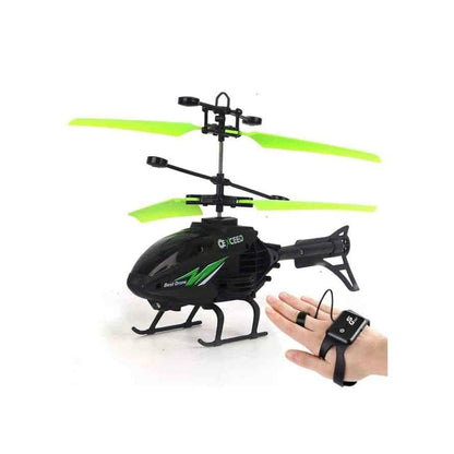 Mini Helicóptero De Inducción Con Control De Reloj