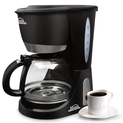 Cafetera Home Elements Con Jarra De Vidrio 12 Tazas