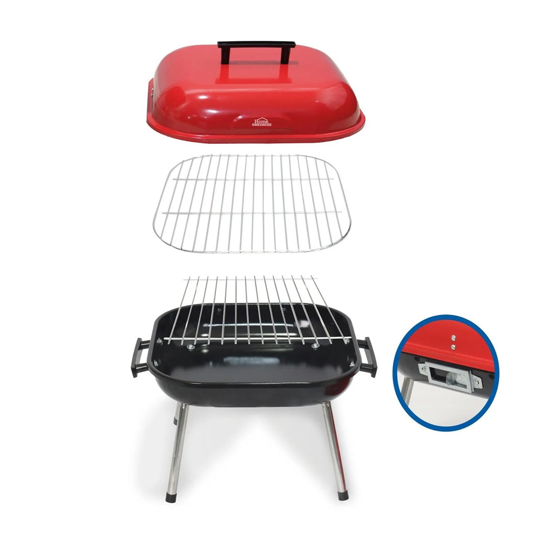 Asador A Carbon Parrilla Portátil Compacta