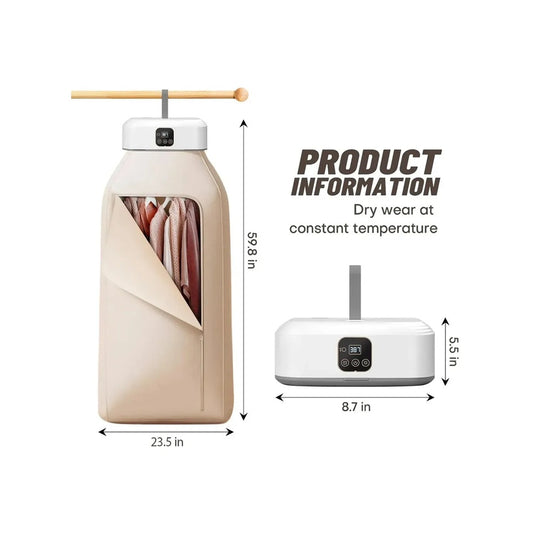 Secadora De Ropa Portátil Ultra-Compacta