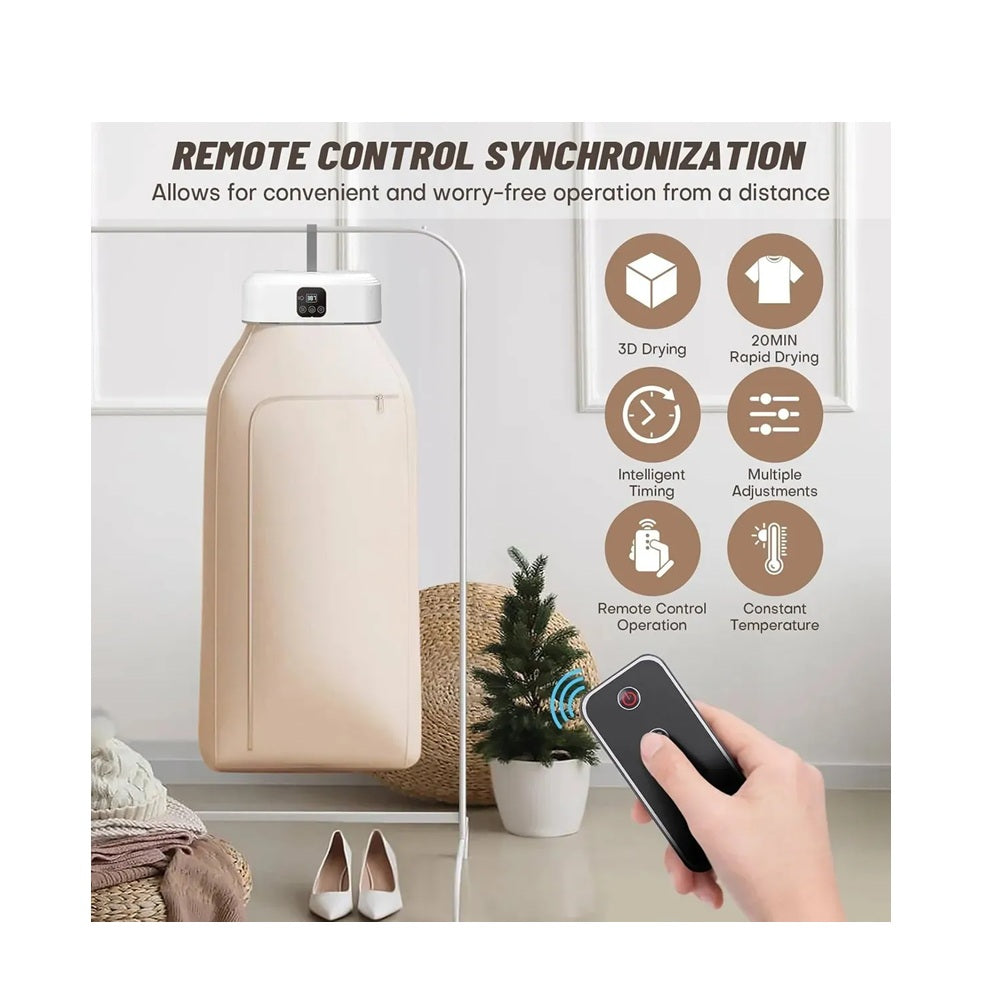 Secadora De Ropa Portátil Ultra-Compacta