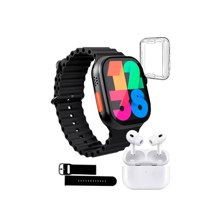 Combo Reloj Inteligente X90 Smartwatch Con Audifonos
