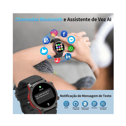 Smartwatch PEJE ZW13 Pantalla AMOLED 1.43" IP68