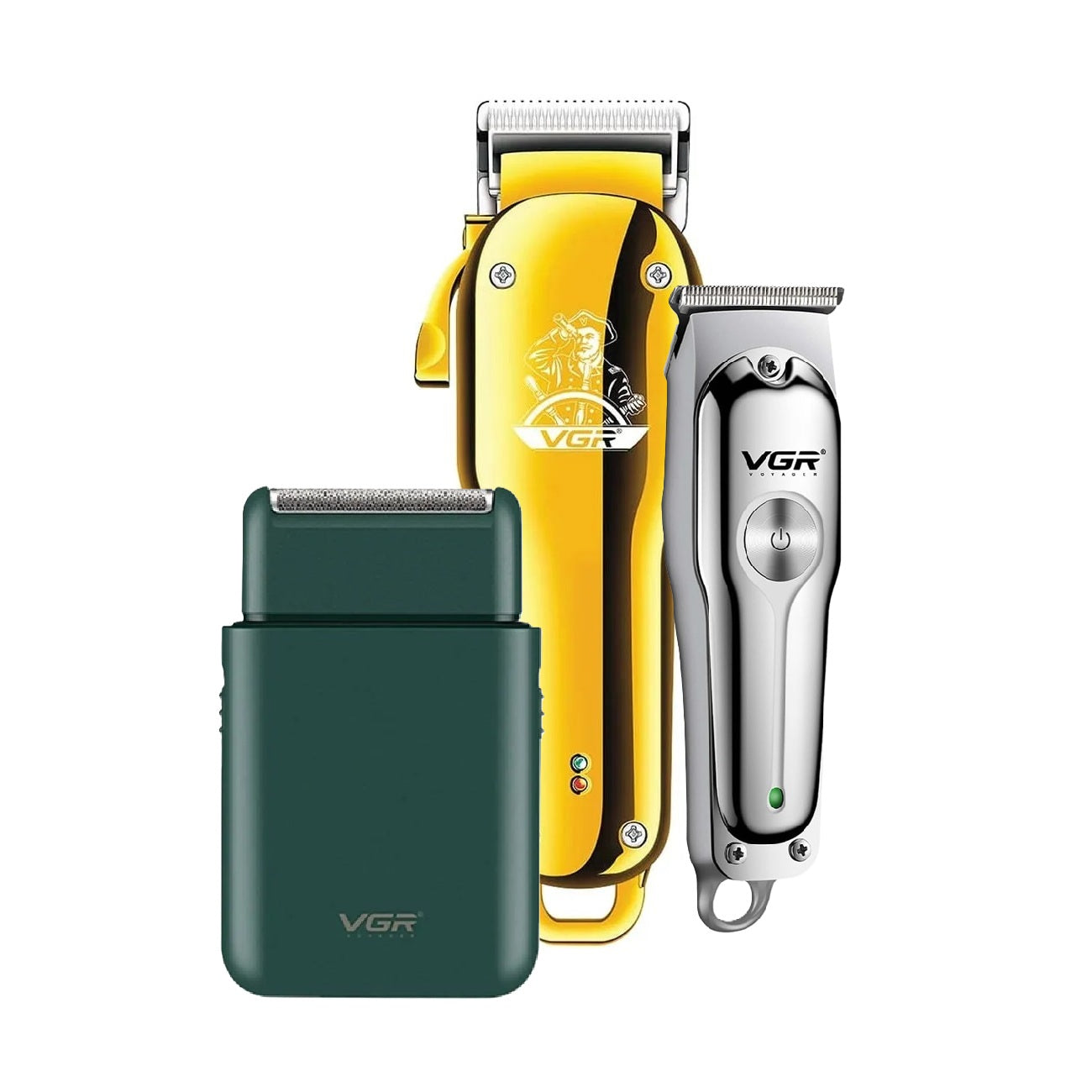 Combo VGR Maquina VGR + Patillera VGR + Afeitadora VGR