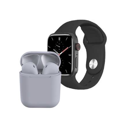 Combo Reloj Inteligente Smartwatch Con Audífonos Bluetooth
