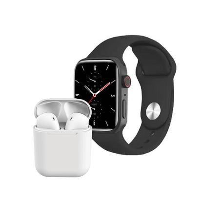 Combo Reloj Inteligente Smartwatch Con Audífonos Bluetooth