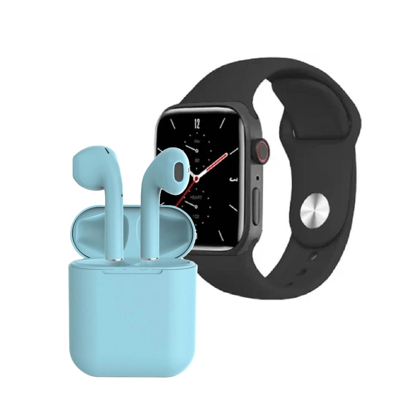 Combo Reloj Inteligente Smartwatch Con Audífonos Bluetooth